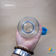 Chai thủy tinh trung tính 1000ml isolab chịu nhiệt 140 độ C