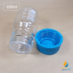 Chai thủy tinh trung tính 100ml isolab chịu nhiệt 140 độ C