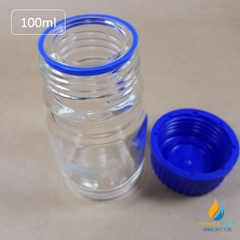 Chai trung tính SCHOTT DURAN – Đức, nắp vặn xanh, dung tích 100ml