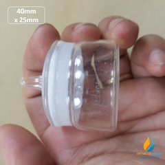 Chén cân, chén sấy kích thước chén cân 40mm x 25mm, chén cân phòng thí nghiệm
