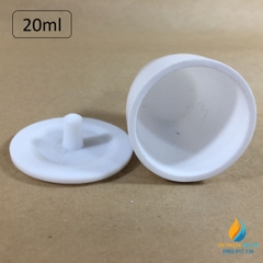 Chén nhựa PTFE có nắp, kháng kiềm và axit mạnh. dung tích 20ml
