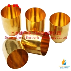 Chén nung bằng vàng 20ml, chịu nhiệt, kích thước 32x19x34mm, trọng lượng 20g