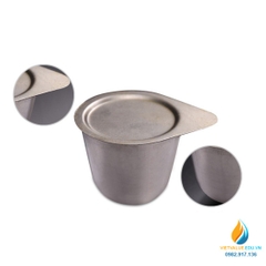 Chén nung Niken dung tích 50ml, có nắp, chịu nhiệt độ cao, chén nung thí nghiệm
