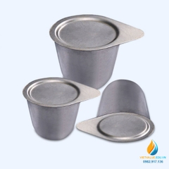 Chén nung Niken dung tích 50ml, có nắp, chịu nhiệt độ cao, chén nung thí nghiệm