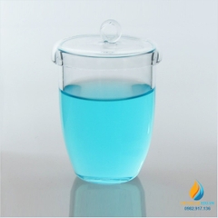 Chén nung thạch anh 100ml, chịu nhiệt 1200 độ C, chén nung kim loại bằng thạch anh
