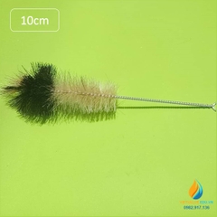 Chổi cọ ống nghiệm đầu to, màu nâu, dài 10cm
