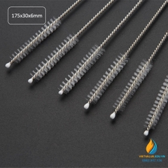 Chổi cọ rửa ống nghiệm kích thước chiều dài 175mm, phần cọ 30mm, bề dày cọ 6mm