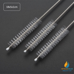 Chổi cọ rửa ống nghiệm kích thước chiều dài 180mm, phần cọ 50mm, bề dày cọ 10mm