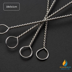 Chổi cọ rửa ống nghiệm kích thước chiều dài 180mm, phần cọ 50mm, bề dày cọ 10mm