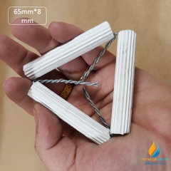 Clay tam giác chống nứt vỡ kích thước cạnh 65mm, đường kính ống 8mm