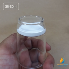Cốc lọc xốp G5 dung tích 30ml, cốc lọc thủy tinh cổ xốp thí nghiệm