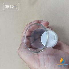 Cốc lọc xốp G5 dung tích 30ml, cốc lọc thủy tinh cổ xốp thí nghiệm