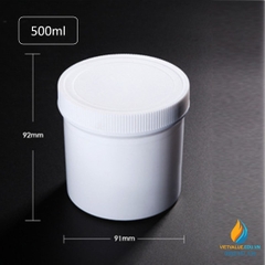 Lọ nhựa mực sơn 100ml ,model S-001501, kích thước 65x 52mm