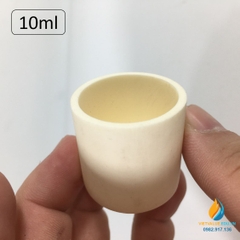 Cốc nhôm oxit Al2O3 tinh khiết hơn 99%, chịu nhiệt độ hơn 1600 độ C nung mẫu 10ml