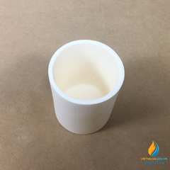 Cốc nhôm oxit Al2O3 tinh khiết hơn 99%, chịu nhiệt độ hơn 1600 độ C nung mẫu 50ml