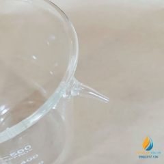 Cốc thủy tinh tràn, bình tràn thí nghiệm, dung tích 250ml, chia vạch, chịu nhiệt