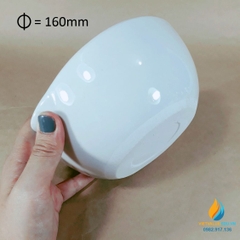 Cối chày sứ nghiền mẫu chất phòng thí nghiệm, đường kính 16cm