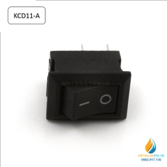 Công tắc điện bập bênh KCD11-A hai chân, công tắc lắp ráp mạch điện