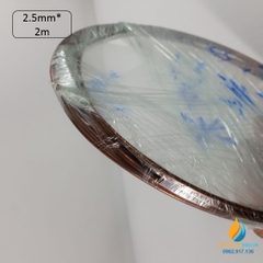 Cuộn dây đồng kích thước dài 2m, đường kính sợi dây đồng 2.5mm