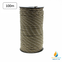 Cuộn dây dù 7 lõi, cuộn 100 mét, dài 100 mét, độ cứng cao