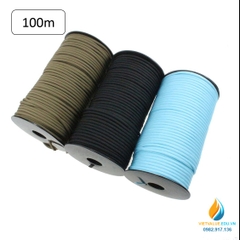 Cuộn dây dù 7 lõi, cuộn 100 mét, dài 100 mét, độ cứng cao