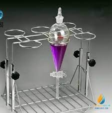Bộ giá đỡ phễu lọc hình quả lê 250ml, 6 lỗ, thép không gỉ chất lượng cao