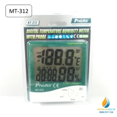 Đồng hồ ẩm kế Proxi model NT-311, ẩm kê đo giờ, nhiệt độ, độ ẩm, độ chính xác cao