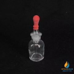 Chai thả trắng, thủy tinh đựng hóa chất, 60ml