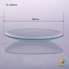Đĩa thủy tinh thí nghiệm phòng sinh hóa, đường kính 60mm