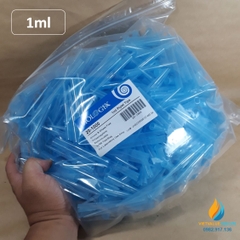 Đầu côn xanh, dung tích 1000ul, đóng gói túi 1000 cái, hãng Biologix Mỹ, tiệt trùng hoàn toàn