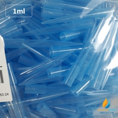 Đầu côn xanh, dung tích 1000ul, đóng gói túi 1000 cái, hãng Biologix Mỹ, tiệt trùng hoàn toàn