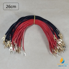 Bộ 10 dây điện nối mạch, hai đầu nối mạch 2 ngón, dài 26cm