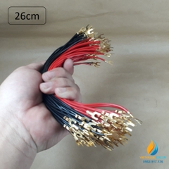 Bộ 10 dây điện nối mạch, hai đầu nối mạch 2 ngón, dài 26cm