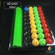 Dụng cụ ghép các khối hình học không gian