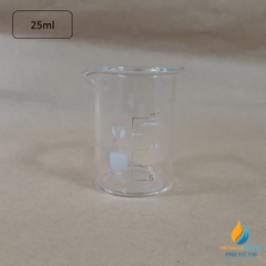 Cốc đong thủy tinh có vạch chia, dung tích 600ml, có mỏ, chịu nhiệt độ cao