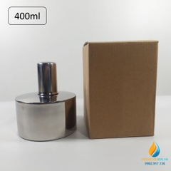 Đèn cồn Inox dung tích 400ml, đèn cồn phòng thí nghiệm, inox 304 không gỉ