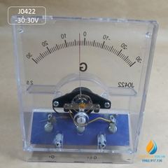 Điện kế  J0422 đo cường độ dòng điện, phạm vi đo từ -30 đến 30 A, ampe kế ghép mạch điện