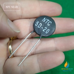 Điện trở nhiệt hệ số âm NTC 5D-20 giá trị 5R đường kính 20 mm MF72-5D20