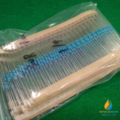Điện trở vòng màu, 5 vòng màu 20R, điện trở màu thực hành khoa học STEM