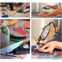 Bộ công cụ đa năng Dremel 3000 chuyên nghiệp trong khắc, mài, đánh bóng, gia công