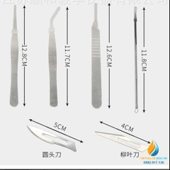 Bộ dụng cụ dao mổ sinh học, phòng thí nghiệm sinh hóa
