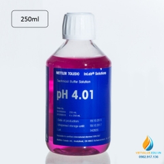 Dung dịch hiệu chuẩn cho máy PH 10.0 có dung tích 250ml, nhiệt độ 25 độ