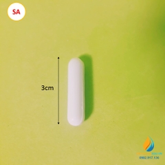 Cá từ khuấy hóa chất phòng thí nghiệm, loại không cạnh SA30, dài 30mm