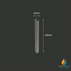 5 Ống nghiệm thủy tinh, không chia vạch, không nắp, 15x100mm