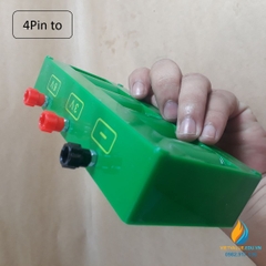 Gá lắp pin 4 viên pin đại, nhiều điện áp đầu ra, gá lắp pin ghép mạch điện