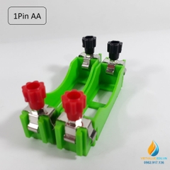 Gá lắp pin lắp ráp mạch điện thực hành vật lý, gá lắp pin tiểu AA loại gá 1 pin