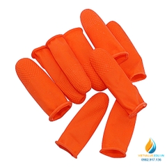 Bộ 3 chiếc gang tay xỏ ngón dùng 1 lần đầu sần, chống tĩnh điện, túi 500 gam