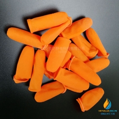 Bộ 3 chiếc gang tay xỏ ngón dùng 1 lần đầu sần, chống tĩnh điện, túi 500 gam