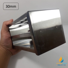 Giá ống nghiệm Inox lỗ to, đường kính lỗ 30mm, 8 lỗ, inox chất lượng cao