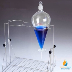Bộ giá đỡ phễu lọc hình quả lê 250ml, 6 lỗ, thép không gỉ chất lượng cao
